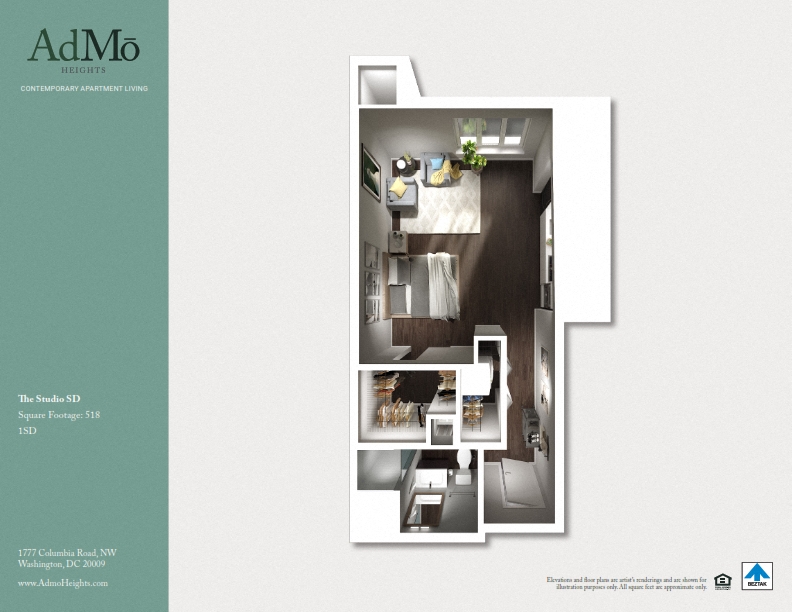 1777 Columbia Road NW Studio-1 Bed Apartment for Rent - Photo Gallery 29